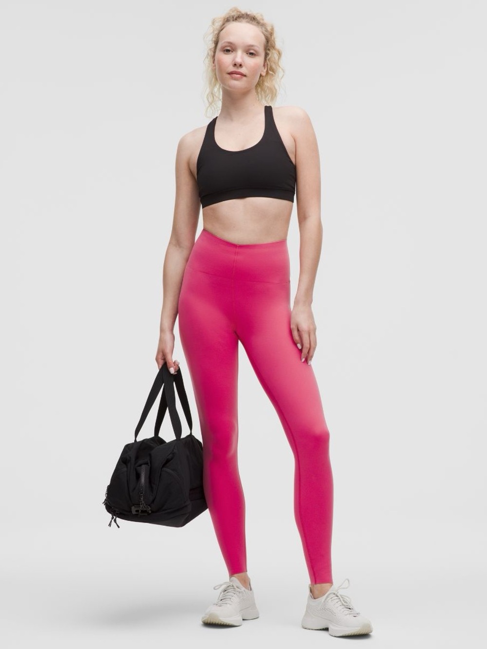 lululemon Glow up high rise 28” Pink Leggings